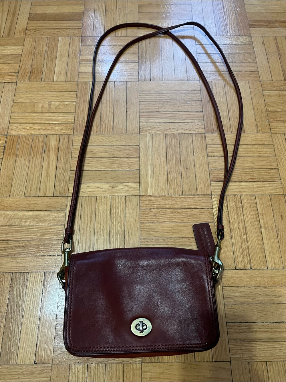Coach leather bag